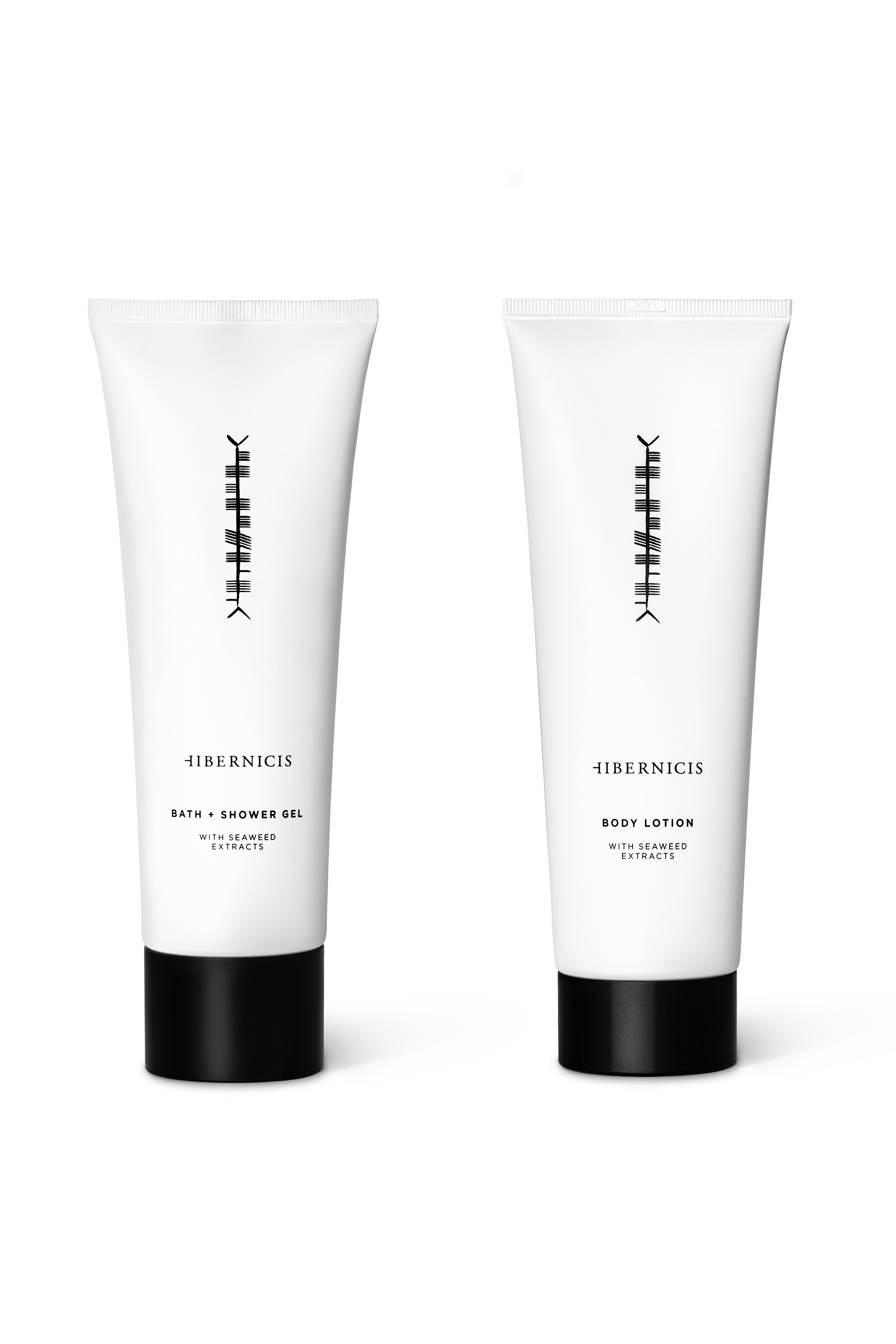 Bathed and Wrapped Gift Set: Glan Bath + Shower Gel and Athlíon Body Lotion
